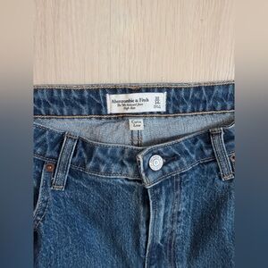 Abercrombie & Fitch Dark Blue High Rise Jeans